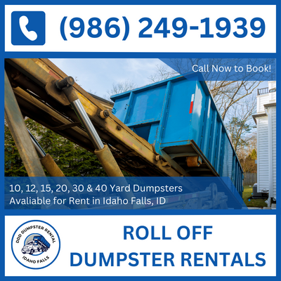 Versatile Roll Off Dumpster Rental Services in Idaho Falls, Idaho for All Projects - DDD Dumpster Rental Idaho Falls